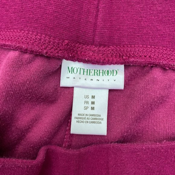 Motherhood Maternity Maroon Sweatpants size Medium - Picture 3 of 4